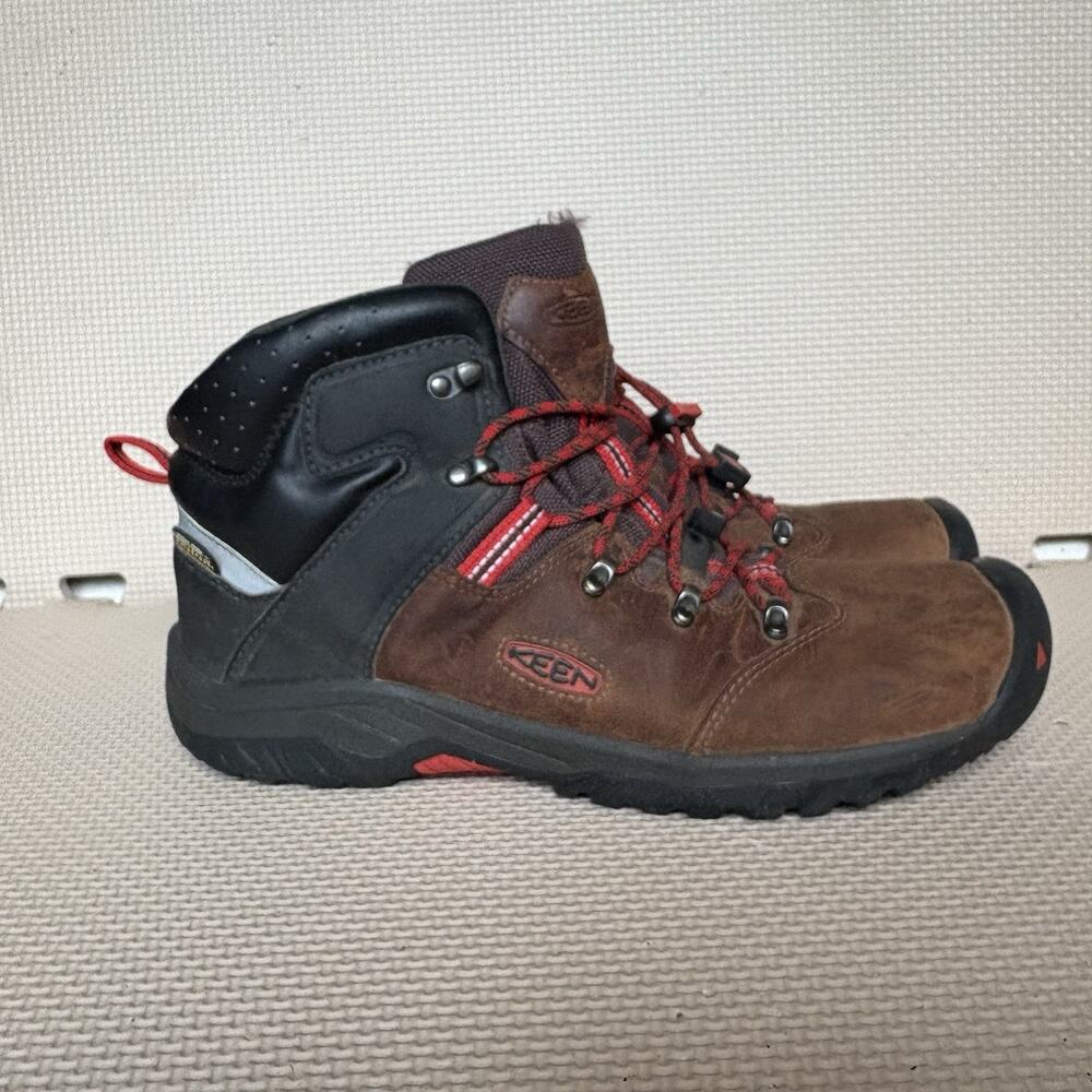 Keen Torino II Youth Size 6 Brown Leather Waterproof Hiking Boot EU 38 Rugged